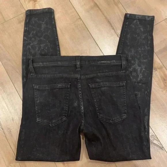 Current/Elliott Stiletto Highland Leopard Jeans Sz 25 - Picture 9 of 9